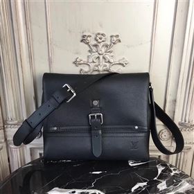 Replica LV Men Louis Vuitton M54963 Canyon Messenger Bag Real Leather Handbag Black 6660 [LV1335] 38900 : Purse Valley,Designer Replica Handbags,Premium Replica Handbags at PurseValley