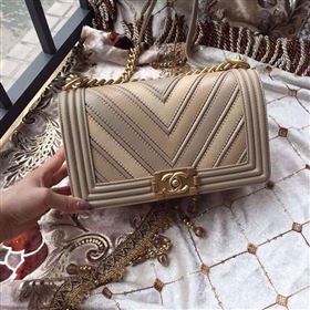 Replica Chanel A67086 lambskin medium le boy handbag apricot bag 6016 [chanel426a] 36000 : Purse Valley,Designer Replica Handbags,Premium Replica Handbags at PurseValley