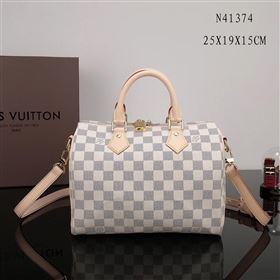 Replica LV Louis Vuitton Speedy 25 Bag N41374 Damier Handbag White [LV1147] 25900 : Purse Valley,Designer Replica Handbags,Premium Replica Handbags at PurseValley