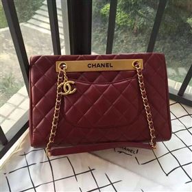 Replica Chanel A57357 lambskin large shoulder handbag wine bag 5913 [chanel323a] 39500 : Purse Valley,Designer Replica Handbags,Premium Replica Handbags at PurseValley
