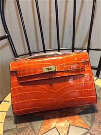 Replica Hermes mini 22cm crocodile orange Kelly bag 5223 [hermes302a] 25000 : Purse Valley,Designer Replica Handbags,Premium Replica Handbags at PurseValley