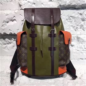 Replica replica Louis Vuitton LV Supreme Christopher PM Backpack Epi Leather Bag M41709 Green&Orange [LV1742] 43900 : Purse Valley,Designer Replica Handbags,Premium Replica Handbags at PurseVa