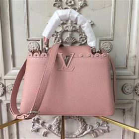 Replica Louis Vuitton LV Capucines BB Handbag Real Leather Shoulder Bag Pink M54565 6958 [LV1633] 49900 : Purse Valley,Designer Replica Handbags,Premium Replica Handbags at PurseValley