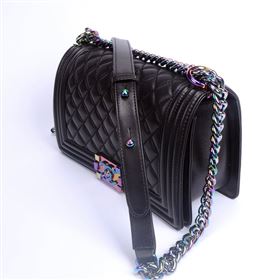 Replica Chanel A67086 lambskin rainbow le boy handbag black bag 5939 [chanel349a] 31000 : Purse Valley,Designer Replica Handbags,Premium Replica Handbags at PurseValley