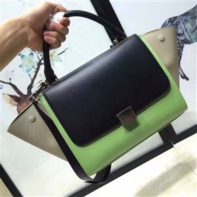 Replica Celine tri colors black Trapeze gray bag 4481 [celine14a] 50500 : Purse Valley,Designer Replica Handbags,Premium Replica Handbags at PurseValley