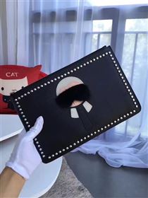 Replica Fendi clutch black stud v bag 5584 [fendi140a] 21500 : Purse Valley,Designer Replica Handbags,Premium Replica Handbags at PurseValley