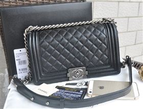 Replica Chanel A67086 caviar lambskin medium le boy handbag black bag 5799 [chanel208a] 31000 : Purse Valley,Designer Replica Handbags,Premium Replica Handbags at PurseValley