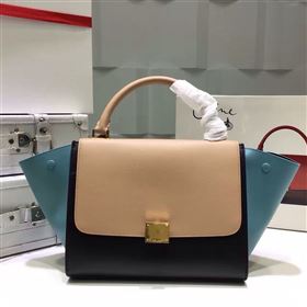 Replica Celine tri colors tan Trapeze black bag 4503 [celine36a] 50500 : Purse Valley,Designer Replica Handbags,Premium Replica Handbags at PurseValley