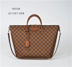 Replica LV Louis Vuitton N63169 Damier Tote Handbag Belmont 24 hour Bag Brown [LV1129] 25900 : Purse Valley,Designer Replica Handbags,Premium Replica Handbags at PurseValley