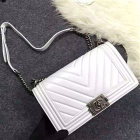 Replica Chanel A67086 lambskin V le boy handbag white bag 5963 [chanel373a] 31000 : Purse Valley,Designer Replica Handbags,Premium Replica Handbags at PurseValley