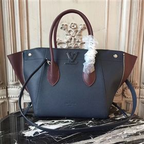 Replica M54842 LV Louis Vuitton Freedom Tote Bag Zipper Real leather Handbag Navy 6727 [LV1402] 39900 : Purse Valley,Designer Replica Handbags,Premium Replica Handbags at PurseValley