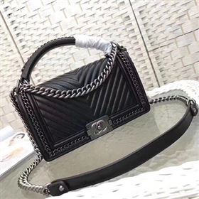Replica Boy Chanel Top Flap Bag Original Chevron Sheepskin A67088 Black [A67088 20171116] 33900 : Purse Valley,Designer Replica Handbags,Premium Replica Handbags at PurseValley