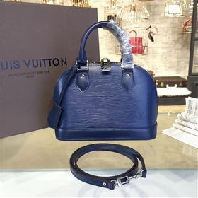 Replica Louis Vuitton LV Alma BB Handbag Epi Leather Shoulder Bag Navy M40855 7015 [LV1690] 35900 : Purse Valley,Designer Replica Handbags,Premium Replica Handbags at PurseValley