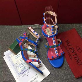 Replica Valentino tri color sandals stud heels shoes 3979 [shoes58a] 11000 : Purse Valley,Designer Replica Handbags,Premium Replica Handbags at PurseValley
