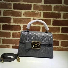 Replica Gucci large gray padlock handle top bag 6429 [GG183a] 28000 : Purse Valley,Designer Replica Handbags,Premium Replica Handbags at PurseValley