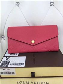 Replica replica Louis Vuitton LV Monogram Sarah Wallet Real Leather Purse Bag M61182 Rose [lvwallet20] 15900 : Purse Valley,Designer Replica Handbags,Premium Replica Handbags at PurseValley