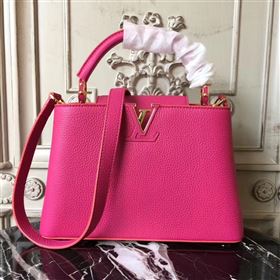Replica LV Louis Vuitton Capucines PM Bag Real Leather Handbag M51081 Rose 6839 [LV1514] 49900 : Purse Valley,Designer Replica Handbags,Premium Replica Handbags at PurseValley