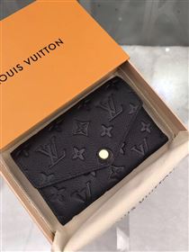 Replica replica Louis Vuitton LV Monogram Real Leather Short Snap Wallet Purse Bag M60568 Black [lvwallet46] 14900 : Purse Valley,Designer Replica Handbags,Premium Replica Handbags at PurseVal