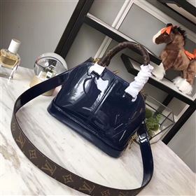 Replica replica Louis Vuitton LV Alma BB Handbag Monogram Real Leather Shoulder Bag M54705 Navy [LV1757] 38900 : Purse Valley,Designer Replica Handbags,Premium Replica Handbags at PurseValley
