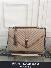 Replica YSL nude large shoulder College bag 4715 [YSL13a] 24000 : Purse Valley,Designer Replica Handbags,Premium Replica Handbags at PurseValley