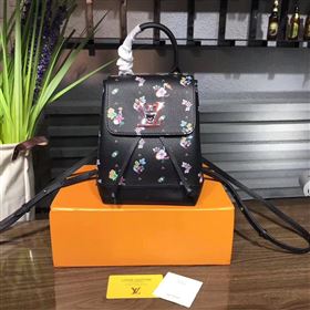 Replica M54848 LV Louis Vuitton Lockme Mini Backpack Bag Real Leather Handbag Black Flower 6691 [LV1366] 35900 : Purse Valley,Designer Replica Handbags,Premium Replica Handbags at PurseValley