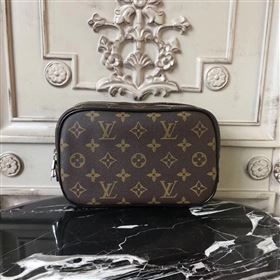 Replica LV Men Louis Vuitton Toilet Pouch PM Handbag Monogram Zipper Bag Brown M47507 6827 [LV1502] 13900 : Purse Valley,Designer Replica Handbags,Premium Replica Handbags at PurseValley
