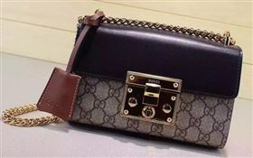 Replica Gucci Padlock GG Supreme Shoulder Bags 409487 Brown [409487 20160316] 19900 : Purse Valley,Designer Replica Handbags,Premium Replica Handbags at PurseValley