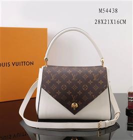 Replica LV Louis Vuitton Monogram Double V Handbag M54438 Leather Shoulder Bag White [LV1061] 38900 : Purse Valley,Designer Replica Handbags,Premium Replica Handbags at PurseValley