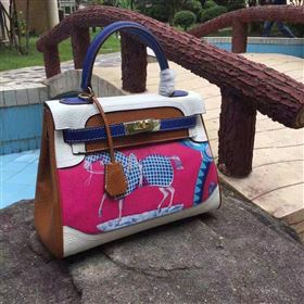 Replica Hermes tri color Kelly bag 5121 [hermes145a] 26500 : Purse Valley,Designer Replica Handbags,Premium Replica Handbags at PurseValley