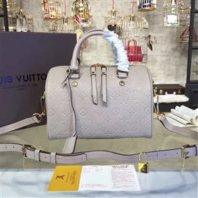 Replica M40792 LV Louis Vuitton Speedy 30 25 Bag Monogram Real Leather Handbag Gray 6751 [LV1426] 39900 : Purse Valley,Designer Replica Handbags,Premium Replica Handbags at PurseValley