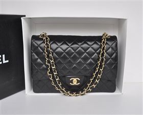 Replica Chanel A36098 maxi lambskin classic flap handbag black bag 5725 [chanel134a] 39500 : Purse Valley,Designer Replica Handbags,Premium Replica Handbags at PurseValley
