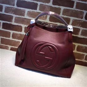 Replica Gucci soho wine tote handbag shoulder bag 6377 [GG131a] 26500 : Purse Valley,Designer Replica Handbags,Premium Replica Handbags at PurseValley