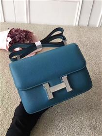 Replica Hermes Constance top blue leather bag 5105 [hermes123a] 34500 : Purse Valley,Designer Replica Handbags,Premium Replica Handbags at PurseValley
