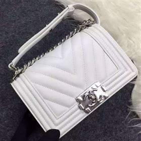 Replica Chanel A92059 lambskin small le boy handbag white bag 5702 [chanel111a] 31000 : Purse Valley,Designer Replica Handbags,Premium Replica Handbags at PurseValley