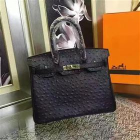 Replica Hermes ostrich black Birkin bag 5148 [hermes179a] 29500 : Purse Valley,Designer Replica Handbags,Premium Replica Handbags at PurseValley