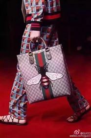 Replica Gucci fashion show tote gray red with bag 6609 [GG363a] 21500 : Purse Valley,Designer Replica Handbags,Premium Replica Handbags at PurseValley