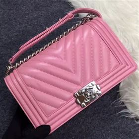 Replica Chanel A92058 lambskin medium le boy handbag pink bag 5698 [chanel107a] 29500 : Purse Valley,Designer Replica Handbags,Premium Replica Handbags at PurseValley