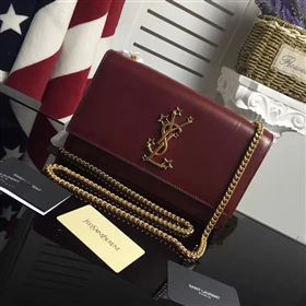 Replica YSL chain clutch wine shoulder bag 4829 [YSL128a] 26000 : Purse Valley,Designer Replica Handbags,Premium Replica Handbags at PurseValley