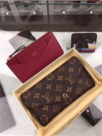 Replica replica Louis Vuitton LV Jeanne Wallet Clutch Monogram Canvas Purse Bag Wine M62155 [lvwallet207] 13500 : Purse Valley,Designer Replica Handbags,Premium Replica Handbags at PurseValley