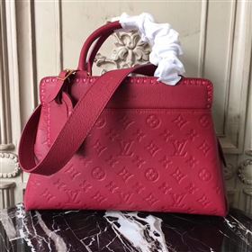 Replica M43249 LV Louis Vuitton Monogram Vosges Medium Bag Real Leather Handbag Maroon 6696 [LV1371] 39900 : Purse Valley,Designer Replica Handbags,Premium Replica Handbags at PurseValley