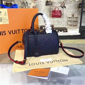 Replica Louis Vuitton LV Speedy 20 Real Leather Handbag Monogram Bag Navy M42394 6977 [LV1652] 35900 : Purse Valley,Designer Replica Handbags,Premium Replica Handbags at PurseValley