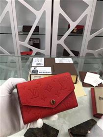 Replica replica Louis Vuitton LV Monogram Real Leather Short Snap Wallet Purse Bag M60735 Red [lvwallet44] 14900 : Purse Valley,Designer Replica Handbags,Premium Replica Handbags at PurseValle