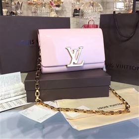 Replica replica Louis Vuitton LV Louise PM Handbag Real Leather Chain Shoulder Bag M51603 Pink [LV1763] 26900 : Purse Valley,Designer Replica Handbags,Premium Replica Handbags at PurseValley