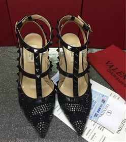 Replica Valentino sandals heels black stud shoes 3992 [shoes71a] 12500 : Purse Valley,Designer Replica Handbags,Premium Replica Handbags at PurseValley
