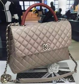 Replica Chanel Classic Top Flap Bag Original Leather A98080 Grey [A98080 20160509] 32900 : Purse Valley,Designer Replica Handbags,Premium Replica Handbags at PurseValley