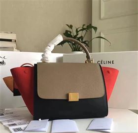 Replica Celine tri colors tan Trapeze red bag 4501 [celine34a] 50500 : Purse Valley,Designer Replica Handbags,Premium Replica Handbags at PurseValley