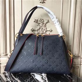 Replica M43721 LV Louis Vuitton Monogram PONTHIEU PM Bag Zipper Real Leather Handbag Navy 6682 [LV1357] 38900 : Purse Valley,Designer Replica Handbags,Premium Replica Handbags at PurseValley