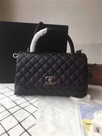 Replica Chanel Classic Black Top Handle Bag Black Original Leather A92292 Silver [A92292 20171215] 33900 : Purse Valley,Designer Replica Handbags,Premium Replica Handbags at PurseValley