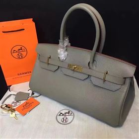 Replica Hermes 42cm leather gray Birkin bag 5113 [hermes137a] 31000 : Purse Valley,Designer Replica Handbags,Premium Replica Handbags at PurseValley