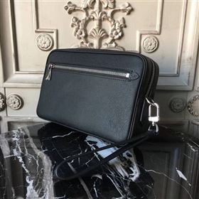 Replica Men LV Louis Vuitton Kasai Clutch Handbag M33409 Damier Real Leather Bag Black 6651 [LV1326] 25900 : Purse Valley,Designer Replica Handbags,Premium Replica Handbags at PurseValley